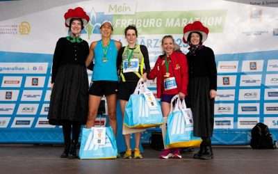 2. Platz beim Freiburg Marathon